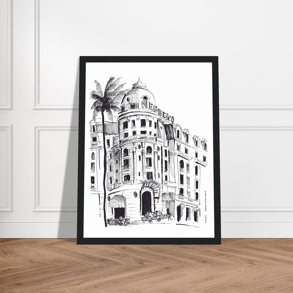 
                      
                        Palm Trees On The French Riviera: Côte d'Azur Framed Art Print
                      
                    