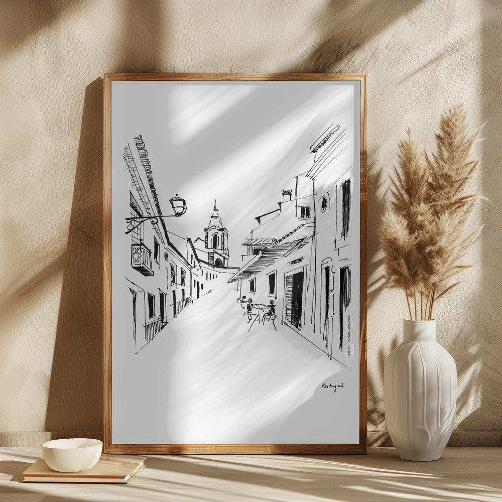 
                      
                        Portugal Street Art: Fine Art Wooden Framed Poster
                      
                    