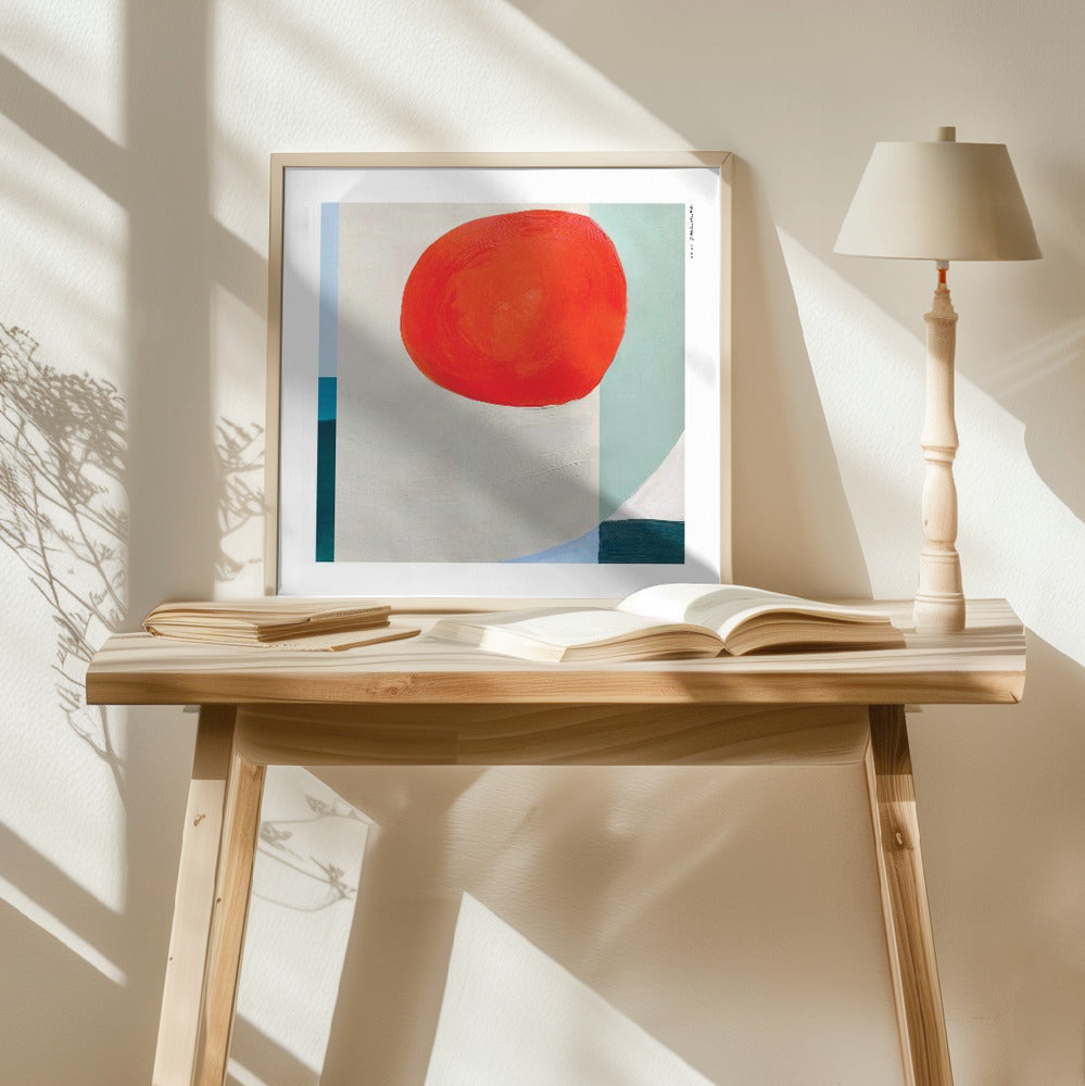 
                      
                        Stillness at Sunrise, Abstract Sky: Fine Art Wooden Framed Poster
                      
                    