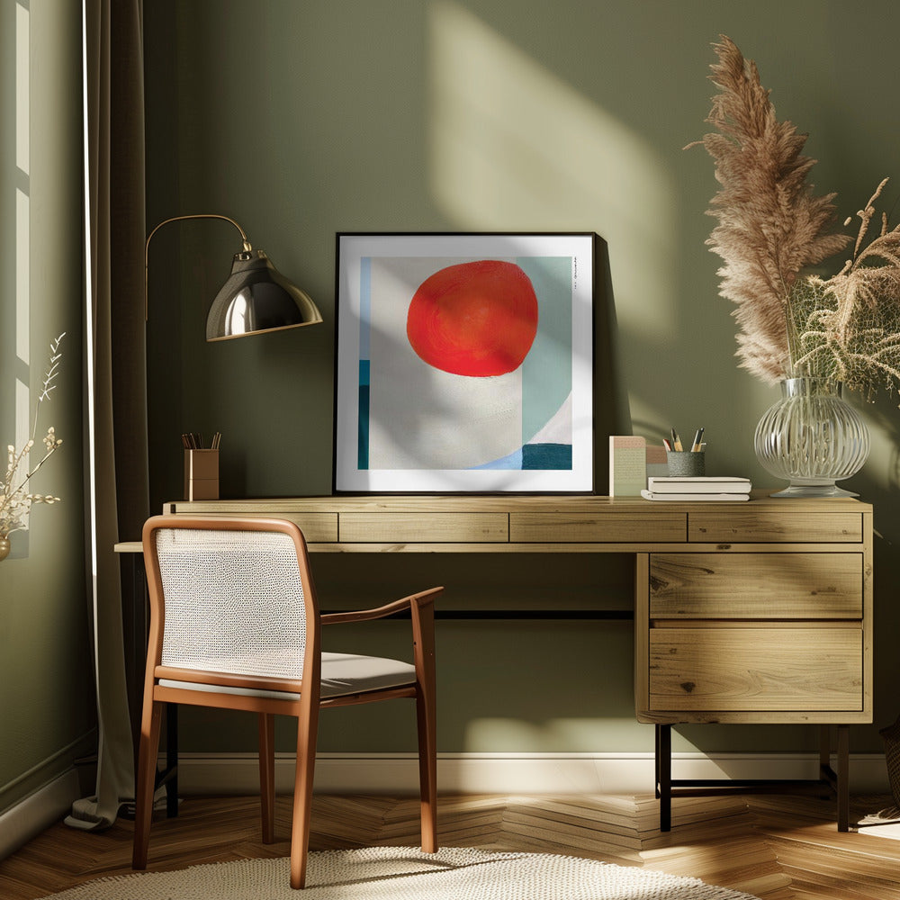 
                      
                        Stillness at Sunrise, Abstract Sky: Fine Art Wooden Framed Poster
                      
                    