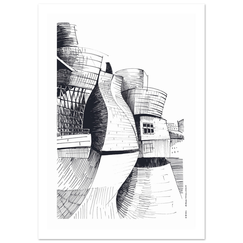 
                      
                        Guggenheim Bilbao, Modern Architecture Masterpiece: Poster Print
                      
                    