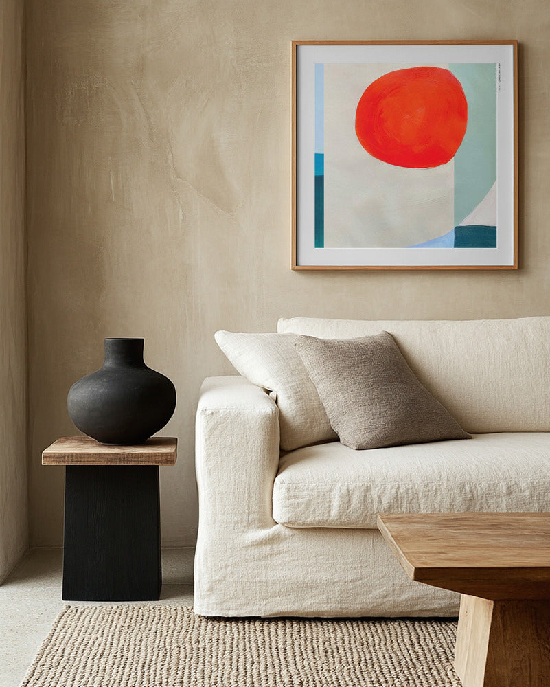 
                      
                        Stillness at Sunrise, Abstract Sky: Fine Art Wooden Framed Poster
                      
                    