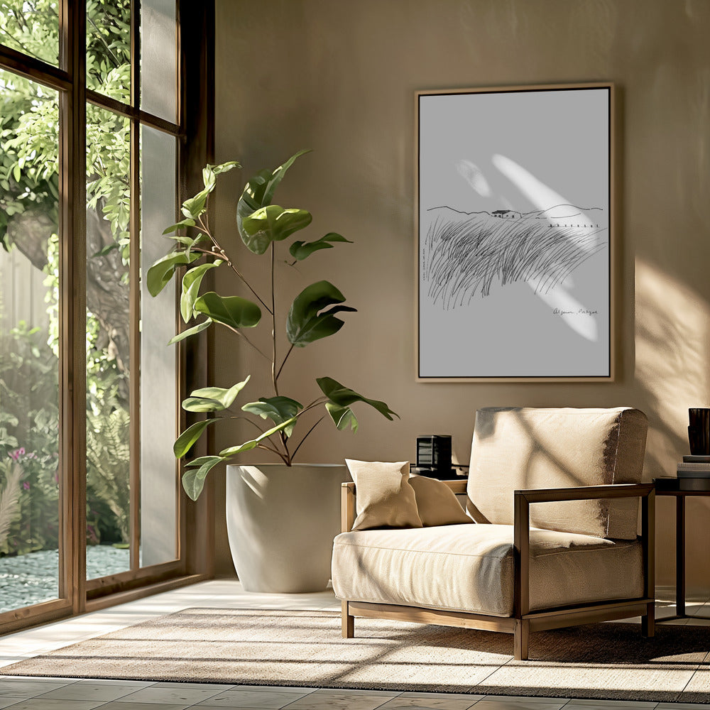 
                      
                        Wild Algarve Coastal Landscape, Minimalist Portugal Framed Art Print
                      
                    