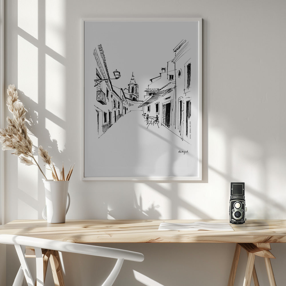 
                      
                        Portugal Street, Morning Coffee: Fine Art Poster
                      
                    