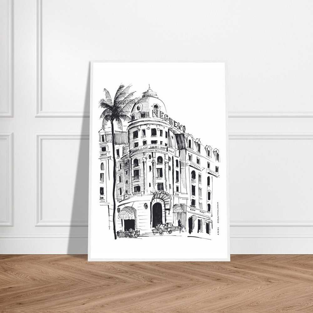 
                      
                        Palm Trees On The French Riviera: Côte d'Azur Framed Art Print
                      
                    