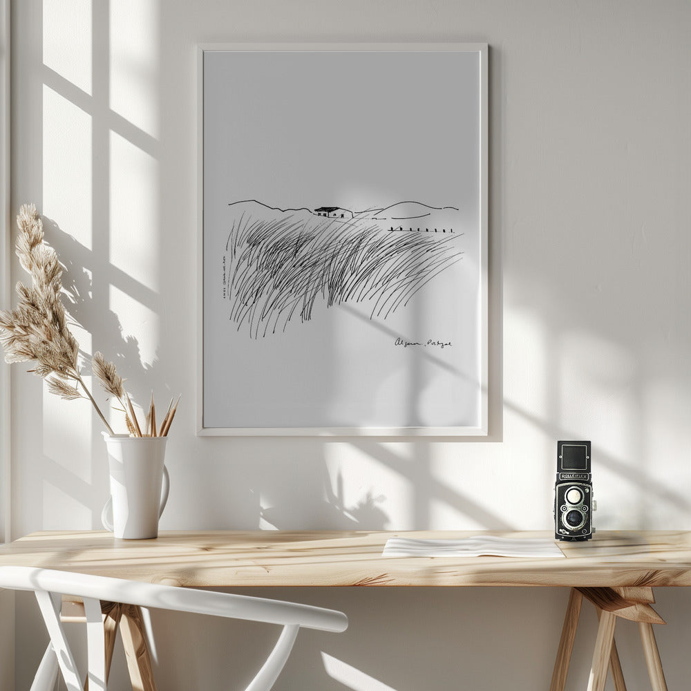 
                      
                        Wild Algarve Coastal Landscape, Minimalist Portugal Framed Art Print
                      
                    