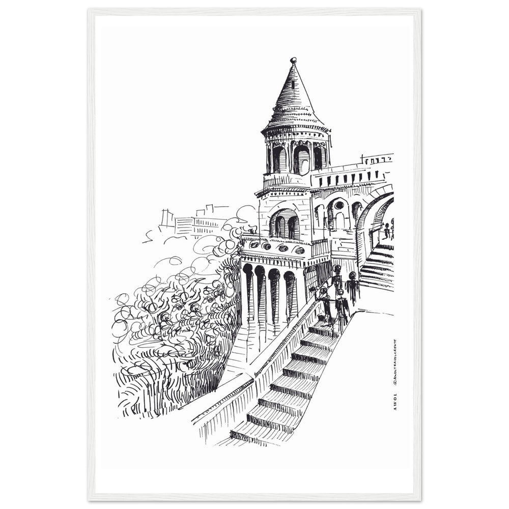 
                      
                        Castle In Budapest Art Print: Hungary Landscape, Wooden Framed Print
                      
                    