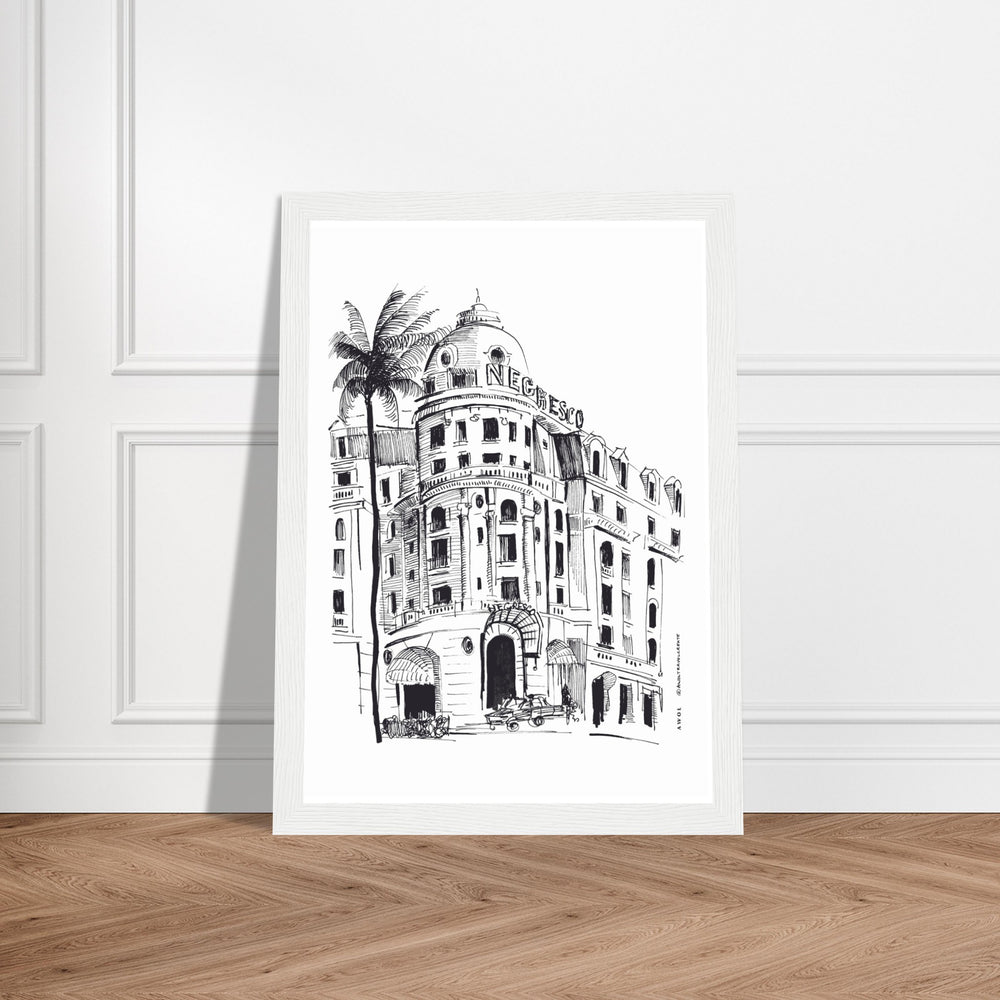 
                      
                        Palm Trees On The French Riviera: Côte d'Azur Framed Art Print
                      
                    