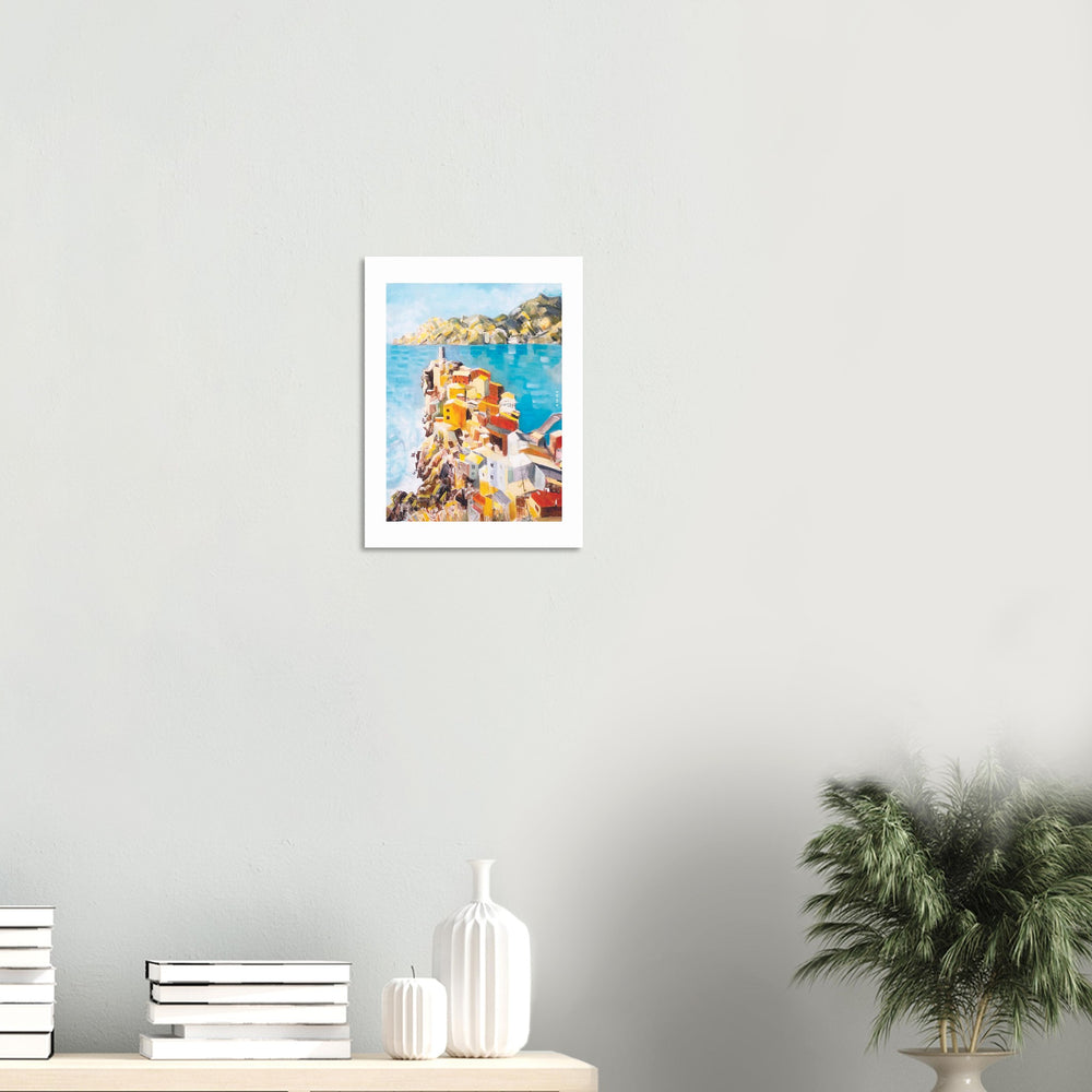 
                      
                        Italy Landscape Art Print: Mediterranean Wall Art, Aluminum Print
                      
                    