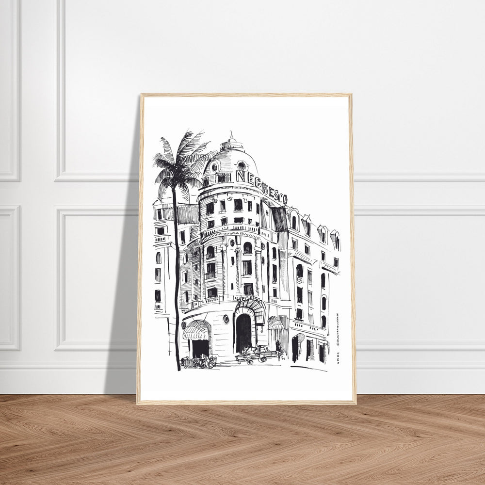 
                      
                        Palm Trees On The French Riviera: Côte d'Azur Framed Art Print
                      
                    