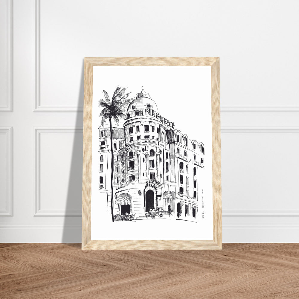 
                      
                        Palm Trees On The French Riviera: Côte d'Azur Framed Art Print
                      
                    