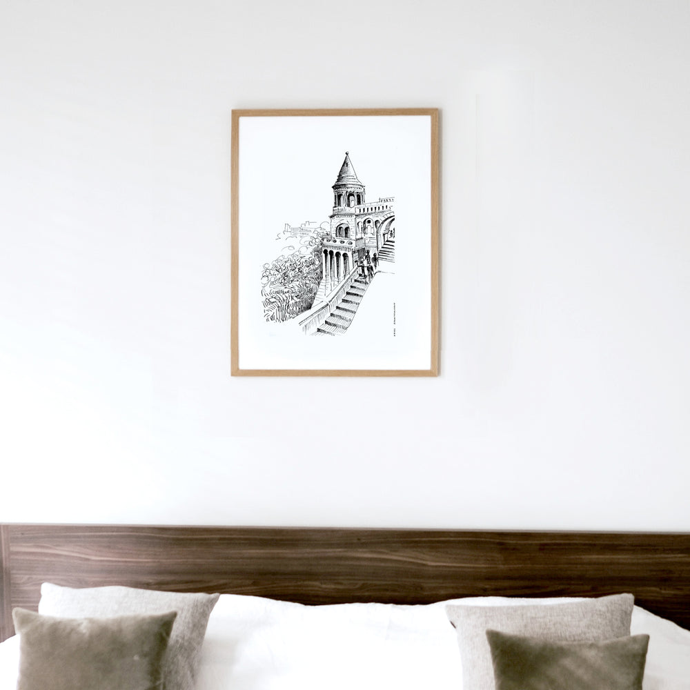 
                      
                        Castle On A Hill Overlooking Budapest: Hungary City Landscape, Premium Matte Paper Poster
                      
                    