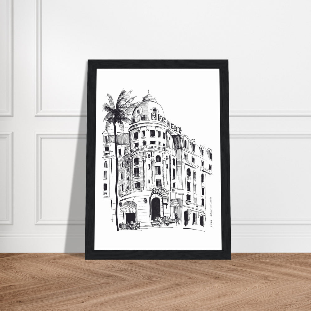 
                      
                        Palm Trees On The French Riviera: Côte d'Azur Framed Art Print
                      
                    