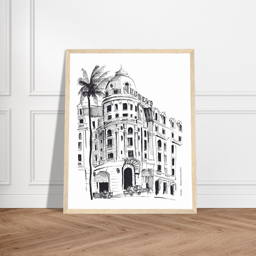 
                      
                        Palm Trees On The French Riviera: Côte d'Azur Framed Art Print
                      
                    