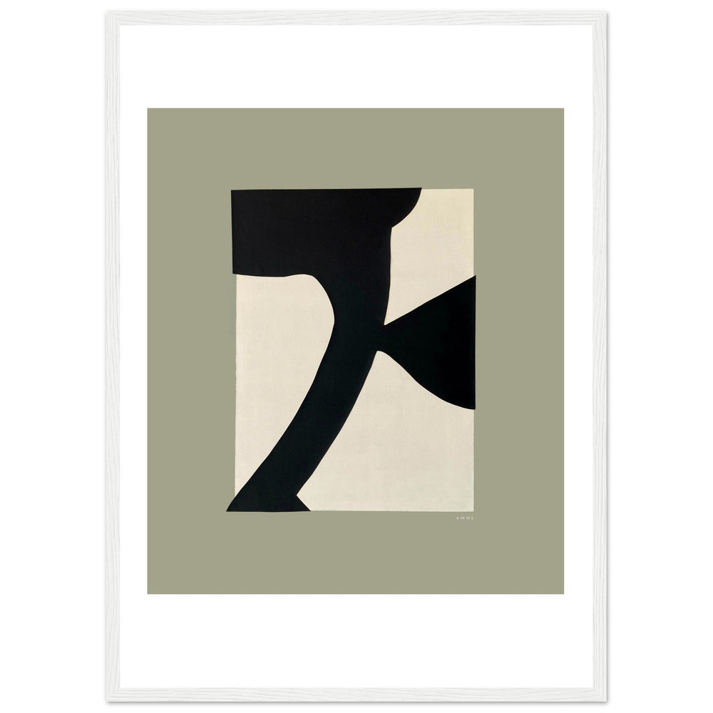 
                      
                        Abstract Flower Art, Minimalist Plant Wall Decor: Framed Art Print - Creations Awol
                      
                    