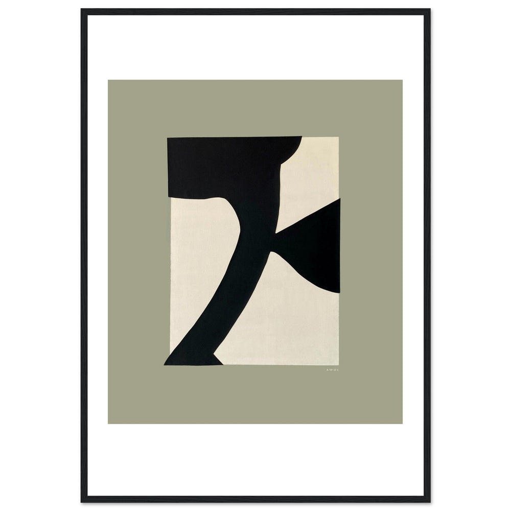 
                      
                        Abstract Flower Art, Minimalist Plant Wall Decor: Framed Art Print - Creations Awol
                      
                    