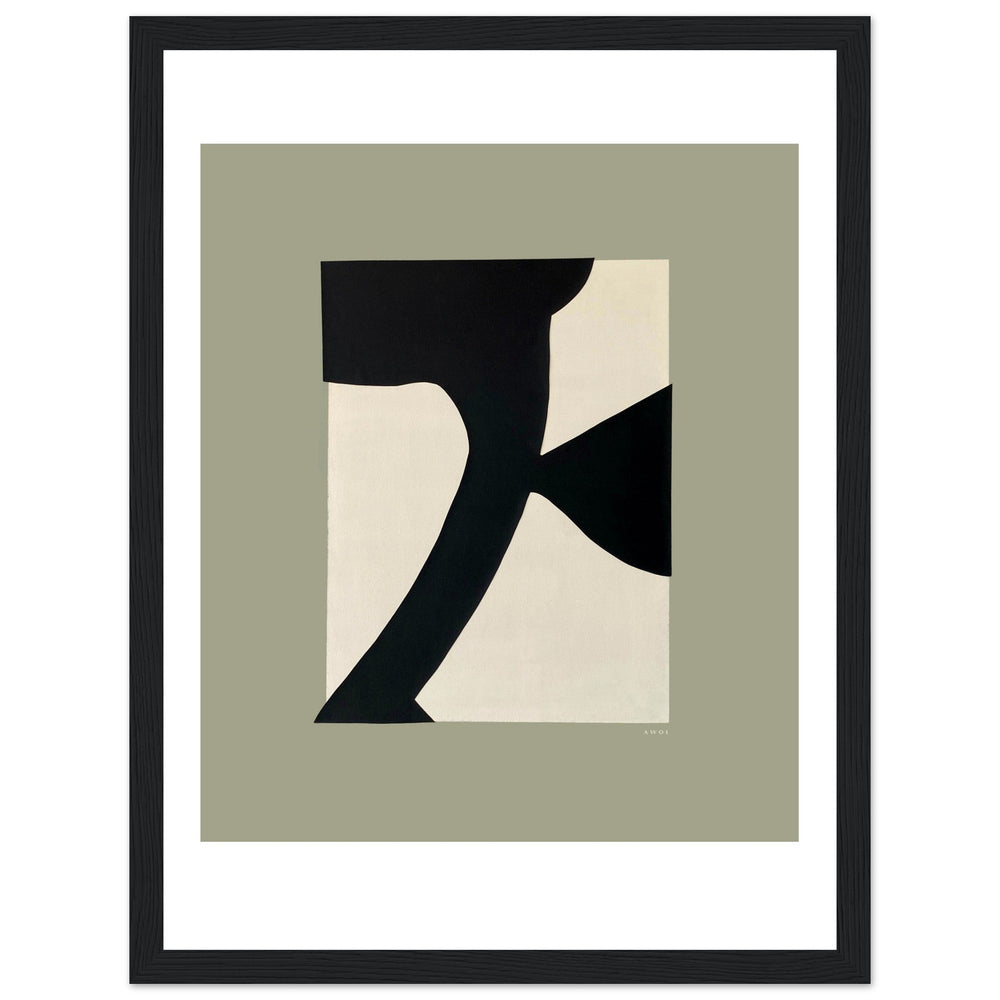 
                      
                        Abstract Flower Art, Minimalist Plant Wall Decor: Framed Art Print - Creations Awol
                      
                    