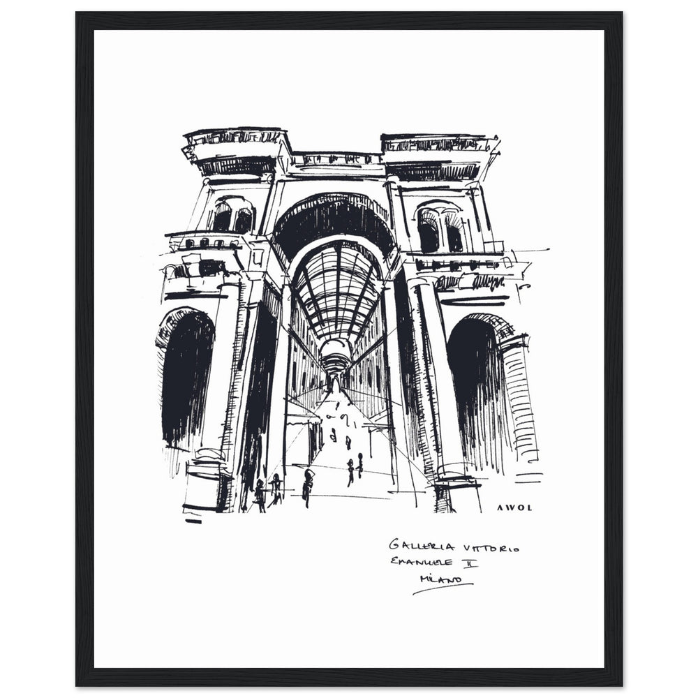 
                      
                        Milan, Fashion Capital City Artwork : Framed Art Print
                      
                    