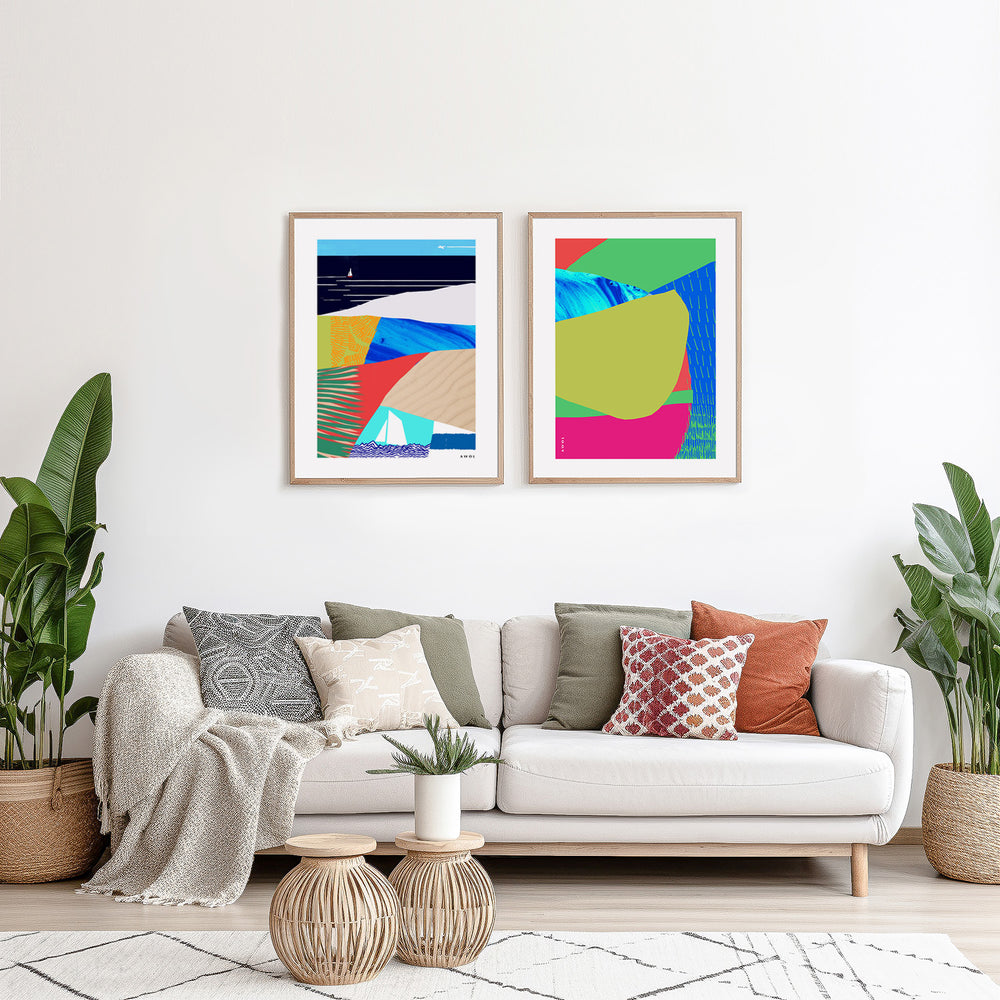 
                      
                        Colourful Bali, Thailand And Vietnam Abstract Landscapes: Classic Matte Paper Poster
                      
                    