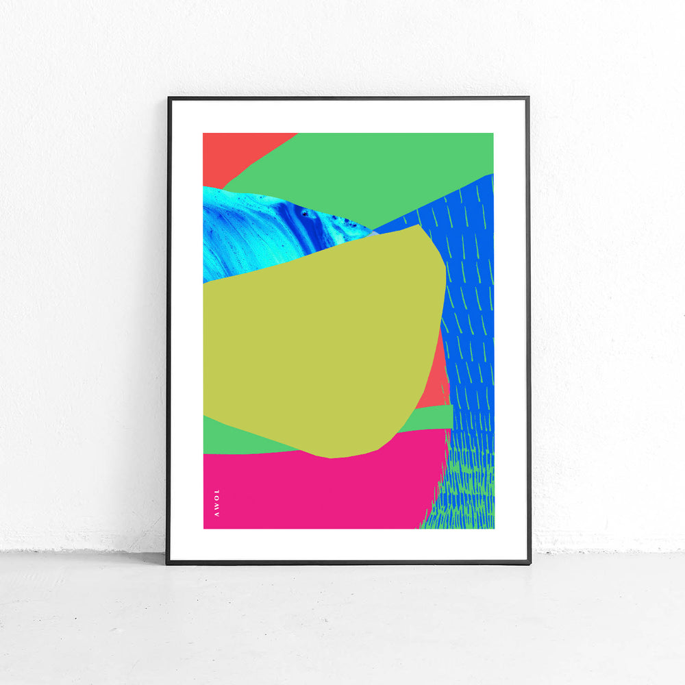 
                      
                        Colourful Bali, Thailand And Vietnam Abstract Landscapes: Wooden Framed Poster
                      
                    