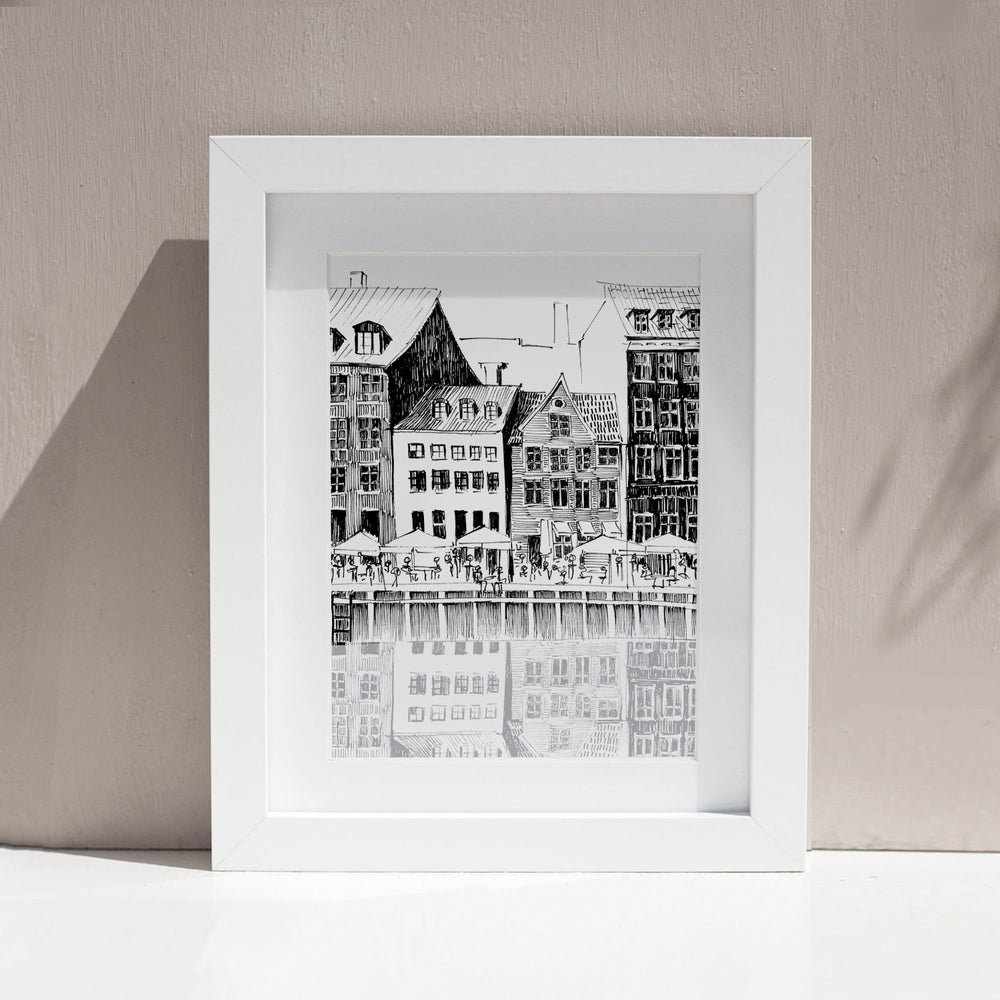 
                      
                        Saturday Afternoon By Nyhavn Canal In Copenhagen, Denmark: Premium Matte Paper Art Print
                      
                    