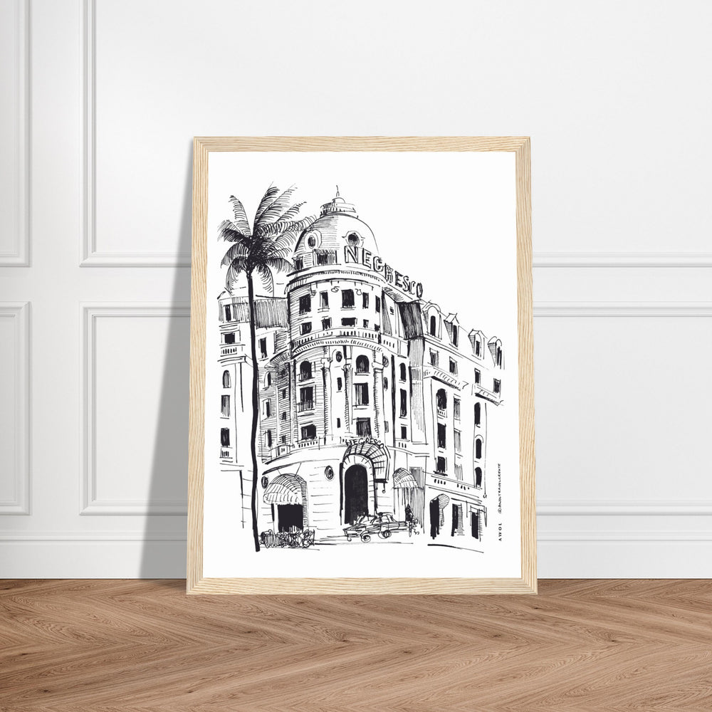 
                      
                        Palm Trees On The French Riviera: Côte d'Azur Framed Art Print
                      
                    