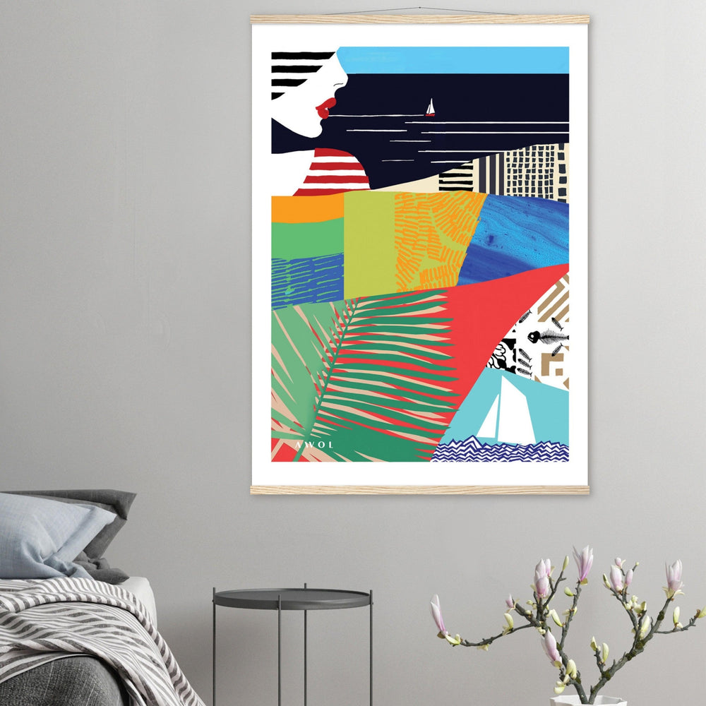 
                      
                        Beach Vibes: Classic Matte Paper Poster with Hanger - Creations Awol
                      
                    