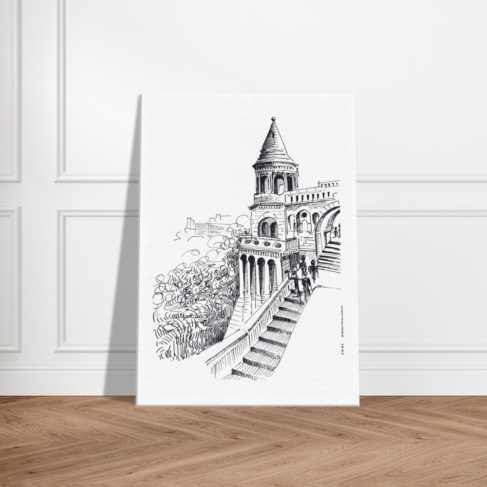 
                      
                        Budapest City Artwork, European Castle, Hungary Art On Canvas Print - Creations Awol
                      
                    