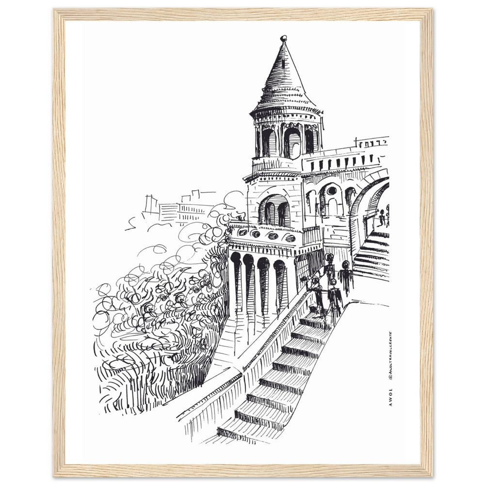 
                      
                        Castle In Budapest Art Print: Hungary Landscape, Wooden Framed Print - Creations Awol
                      
                    