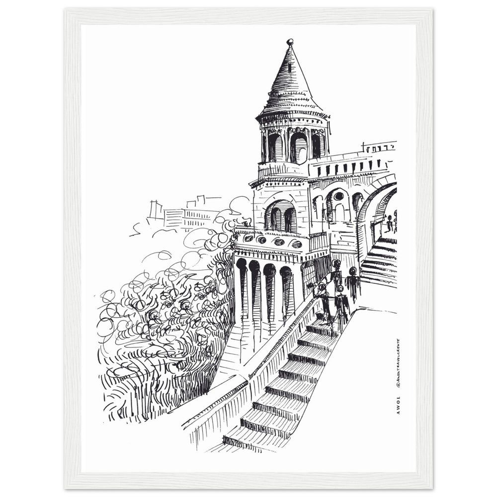 
                      
                        Castle In Budapest Art Print: Hungary Landscape, Wooden Framed Print - Creations Awol
                      
                    