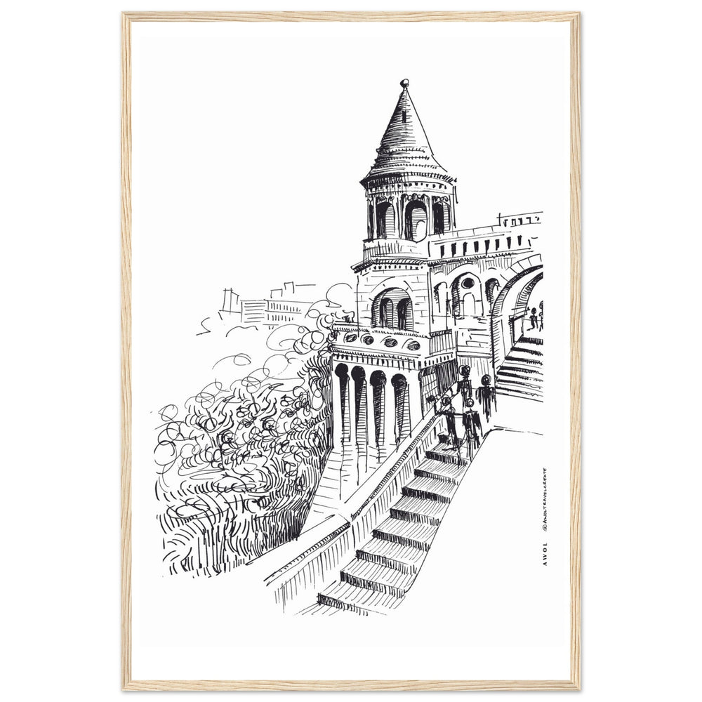 
                      
                        Castle In Budapest Art Print: Hungary Landscape, Wooden Framed Print - Creations Awol
                      
                    