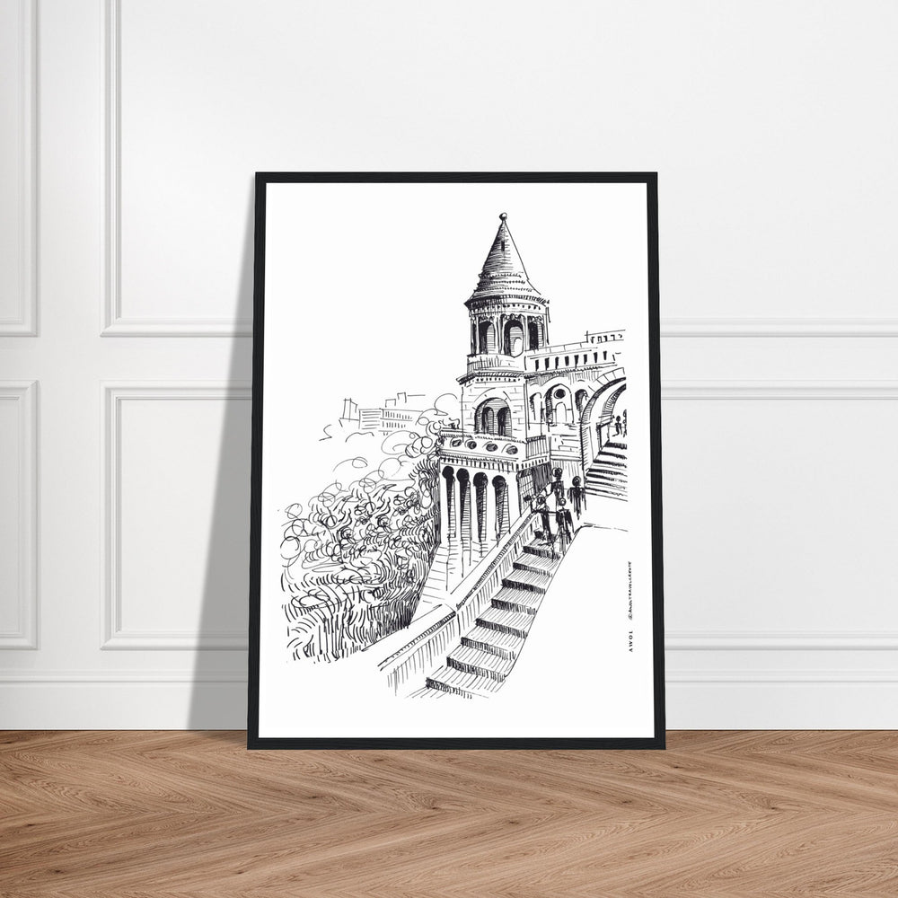 
                      
                        Castle In Budapest Art Print: Hungary Landscape, Wooden Framed Print - Creations Awol
                      
                    