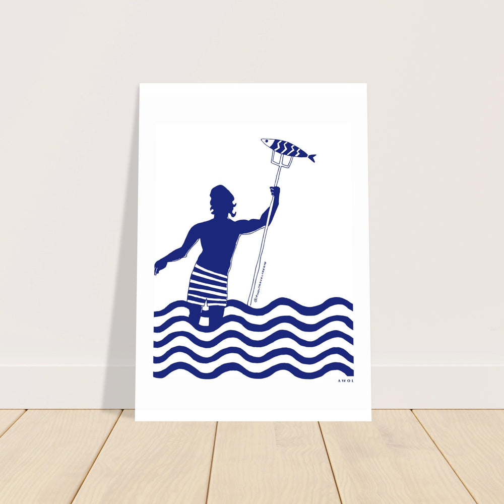 
                      
                        Catch Of The Day Wall Art, Modern Nautical Aluminum Art Print - Creations Awol
                      
                    