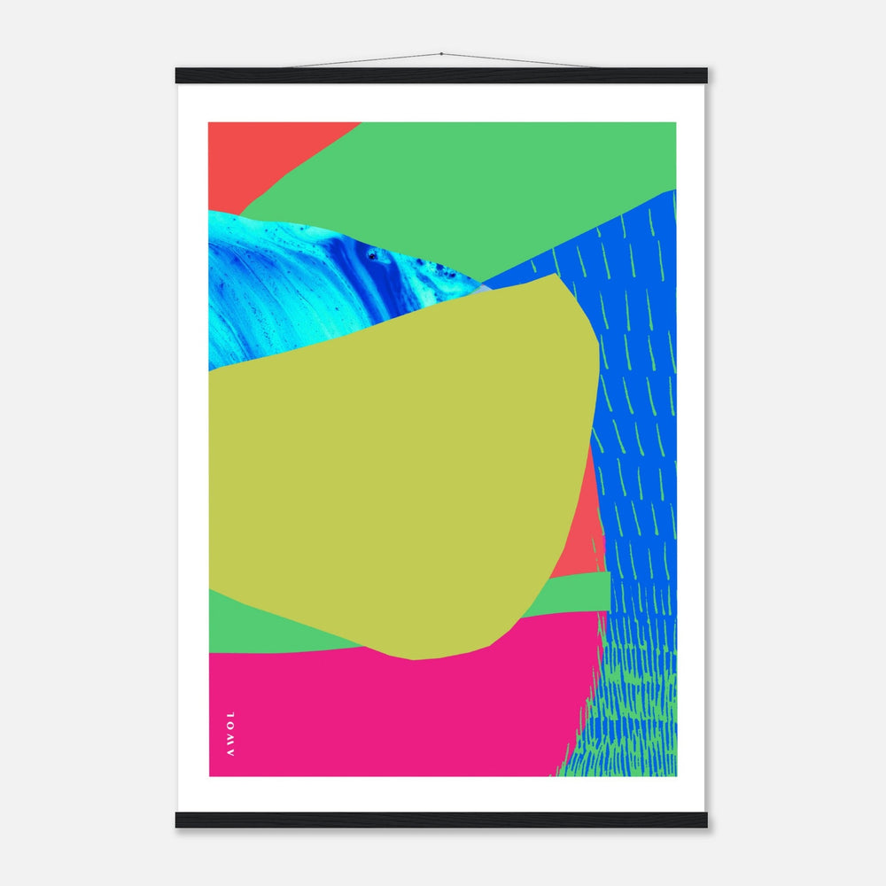 
                      
                        Colourful Bali, Thailand And Vietnam Abstract Landscapes: Poster With Hanger - Creations Awol
                      
                    