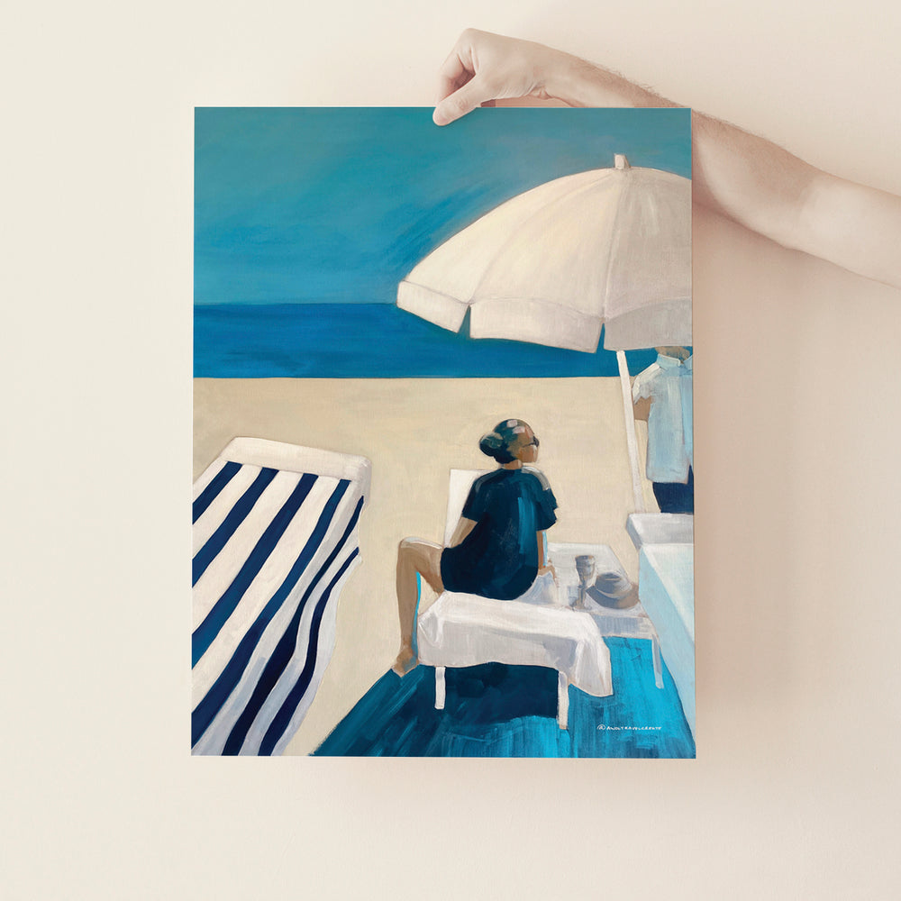 Mediterranean Beach Bliss, Part 2: Fine Art Poster