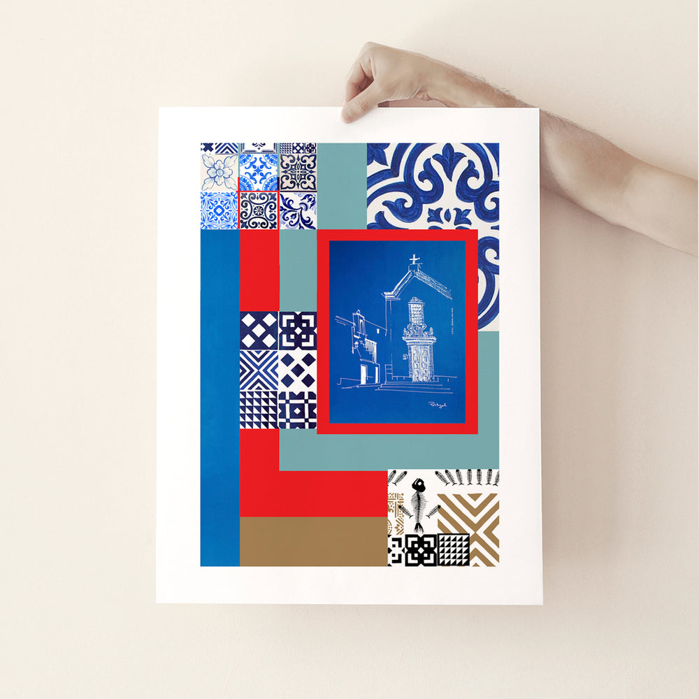 
                      
                        Abstract Portugal Pattern Print: Fine Art Poster
                      
                    