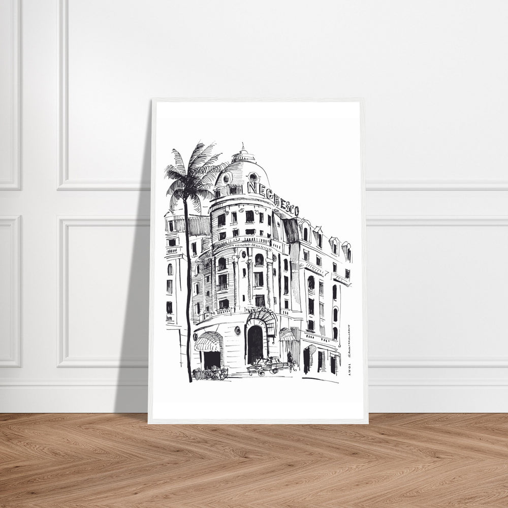 
                      
                        Palm Trees On The French Riviera: Côte d'Azur Framed Art Print
                      
                    