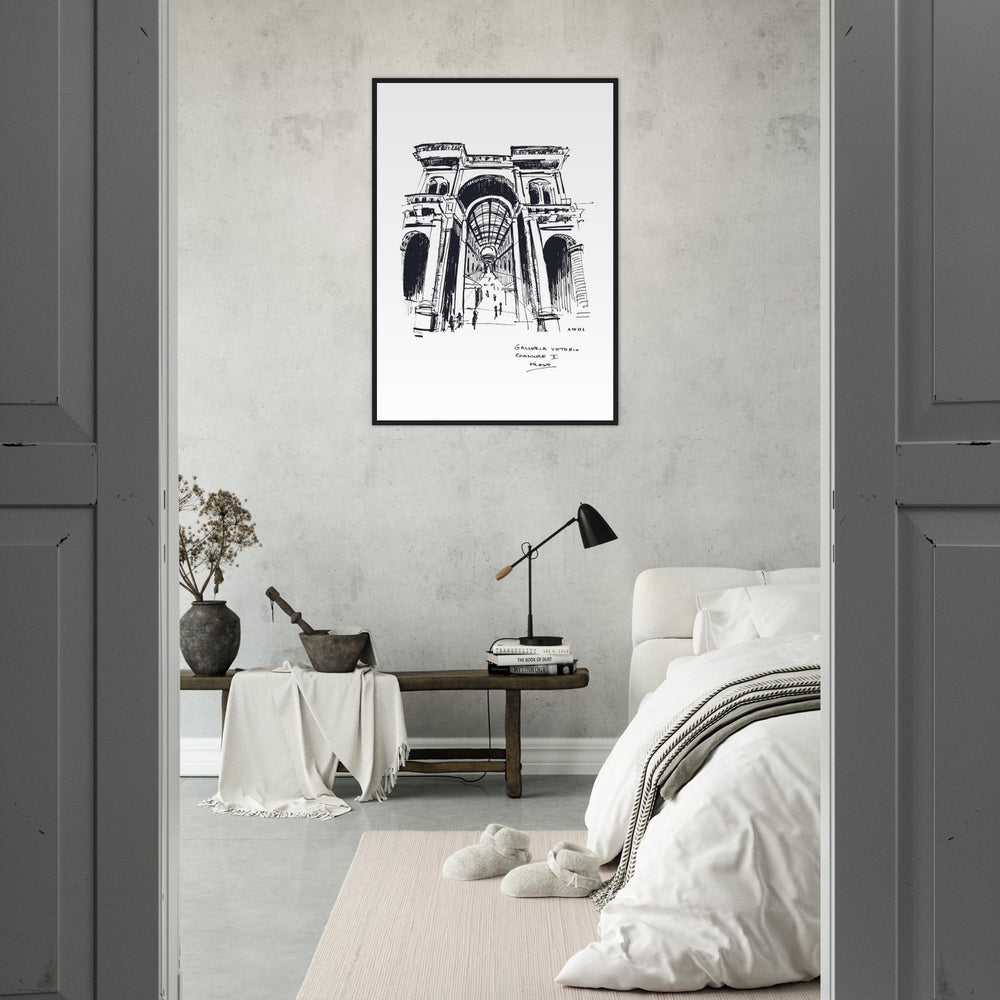 
                      
                        Milan, Fashion Capital City Artwork : Framed Art Print
                      
                    