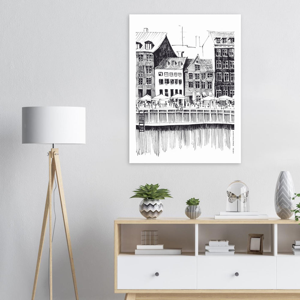 
                      
                        Saturday Afternoon By Nyhavn Canal In Copenhagen, Denmark: Premium Matte Paper Art Print
                      
                    