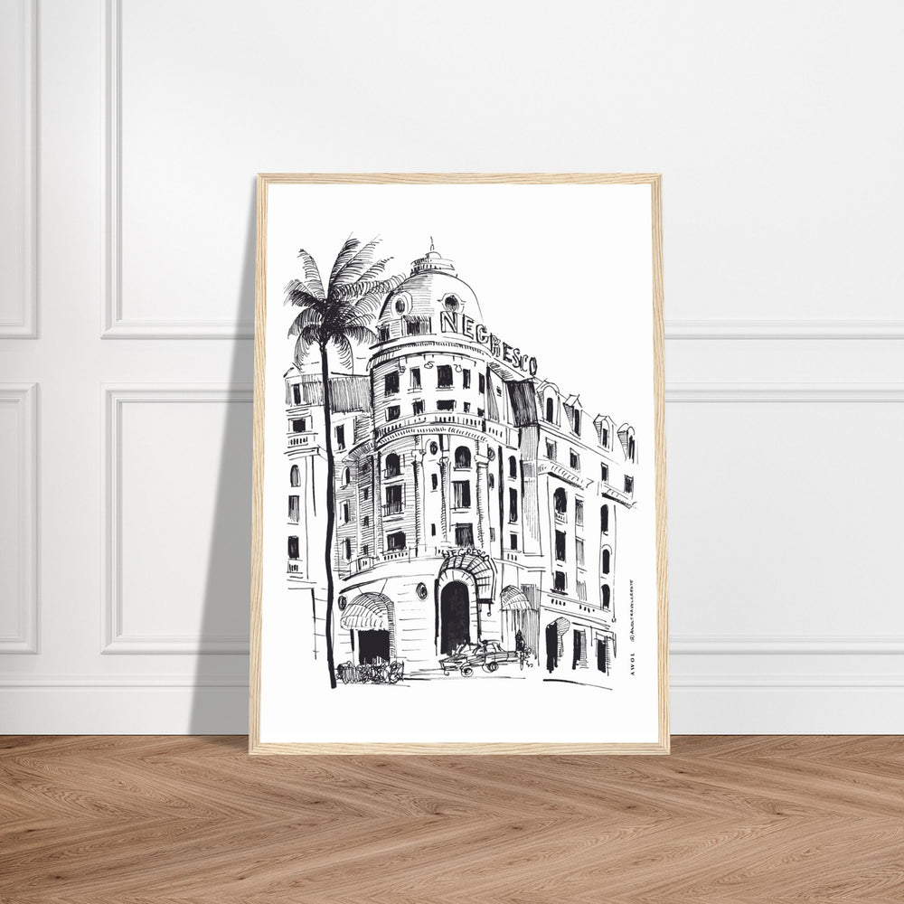 
                      
                        Palm Trees On The French Riviera: Côte d'Azur Framed Art Print
                      
                    