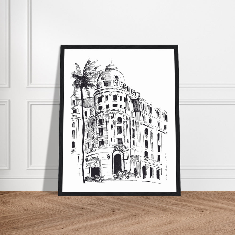 
                      
                        Palm Trees On The French Riviera: Côte d'Azur Framed Art Print
                      
                    