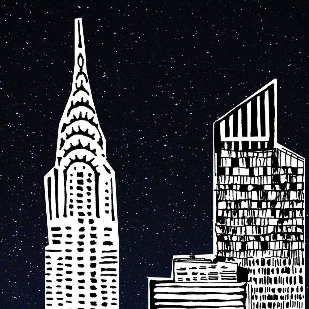 
                      
                        New York City At Night, Manhattan Abstraction: Aluminum Art Print
                      
                    